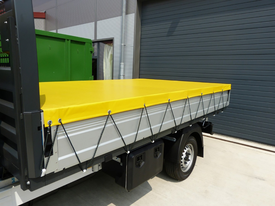 FORD TRANSIT DROPSIDE lorry cover 12' x 8' with bungee